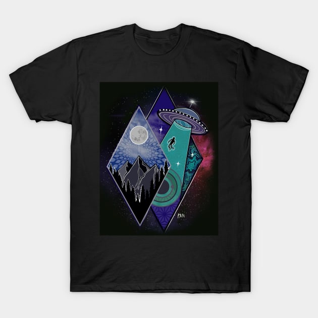 UFO T-Shirt by PanArt